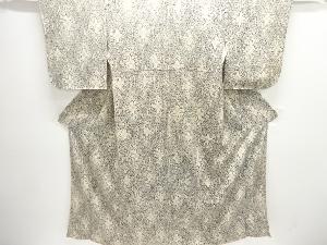 アンティーク　錦紗変わり花立涌模様着物